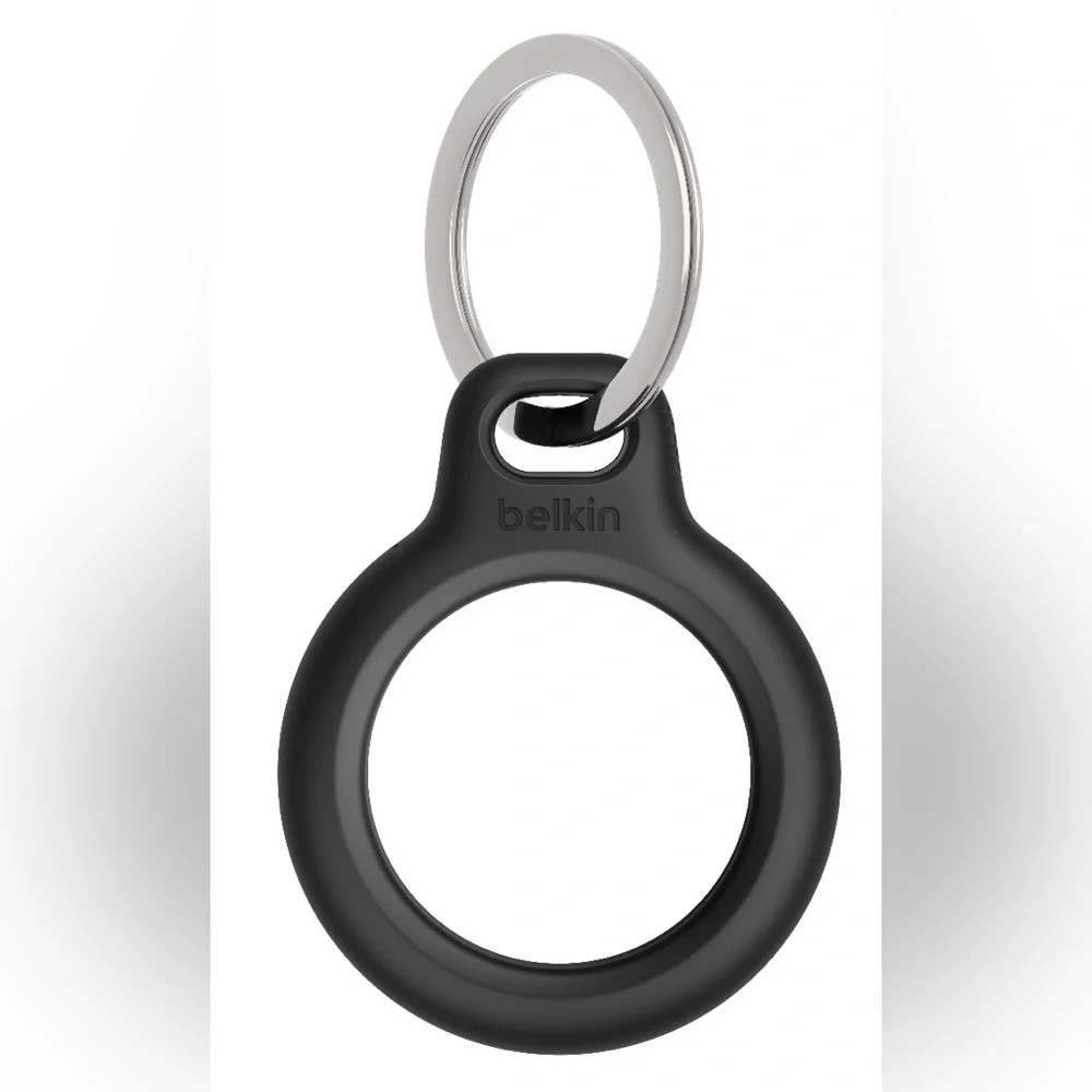 Bellingham Secure Holder with Key Ring for Air Tag Black